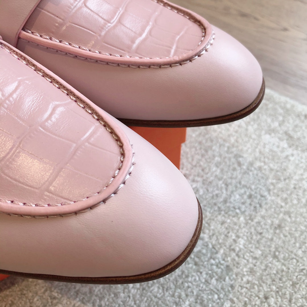 PARIS LOAFER LIGHT PINK CALFSKIN