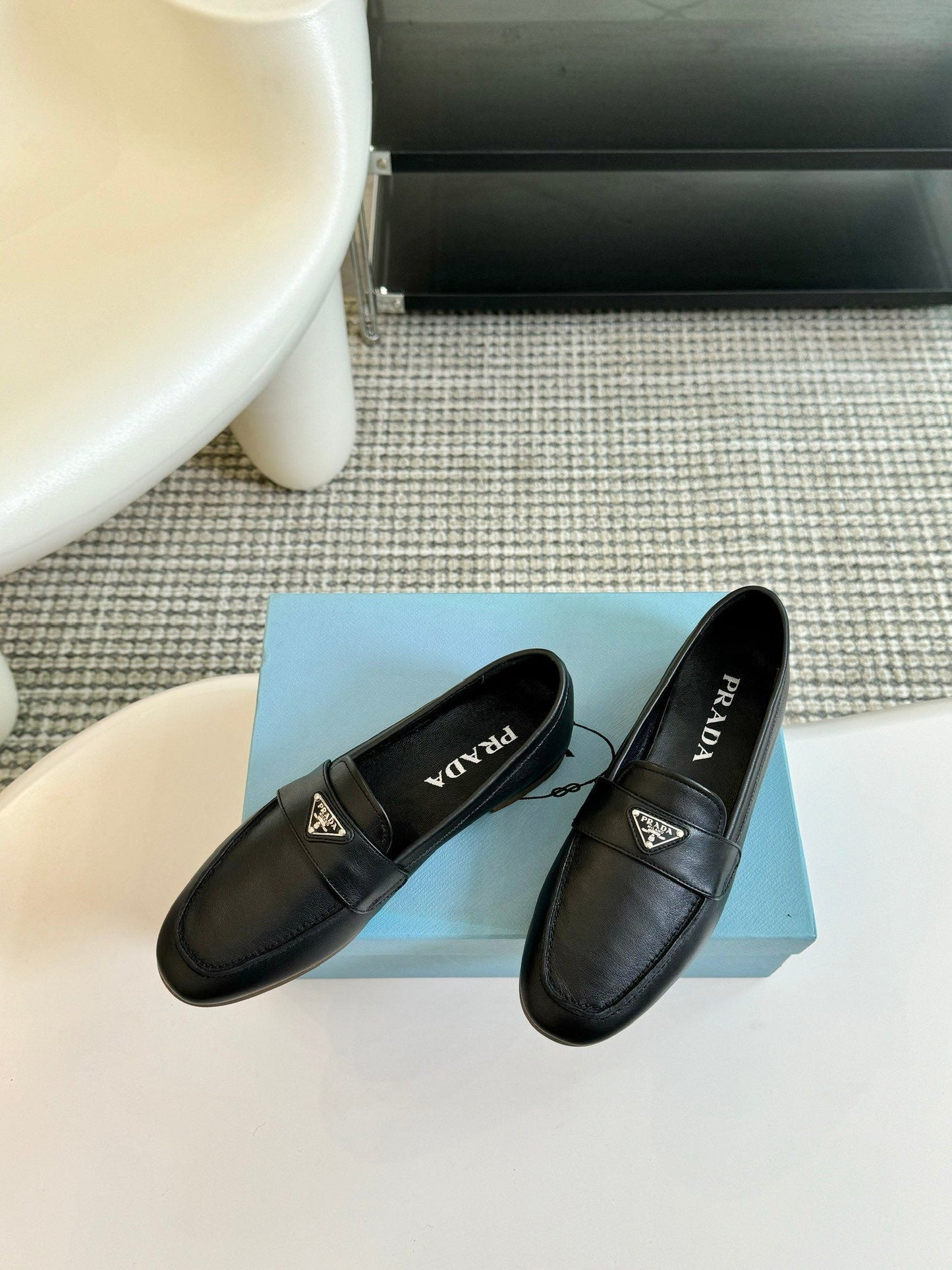 PRA LOAFERS BLACK CALFSKIN