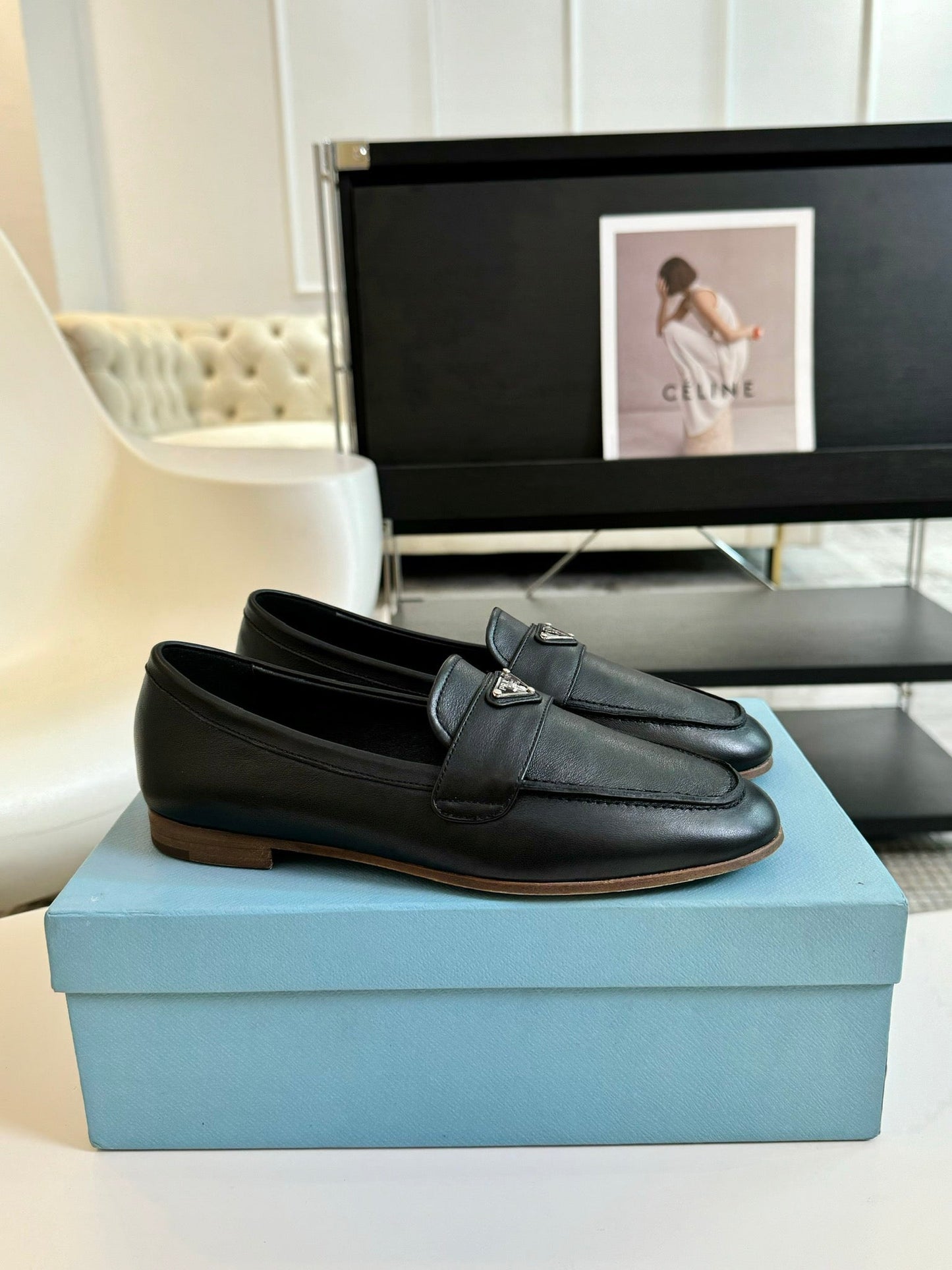 PRA LOAFERS BLACK CALFSKIN