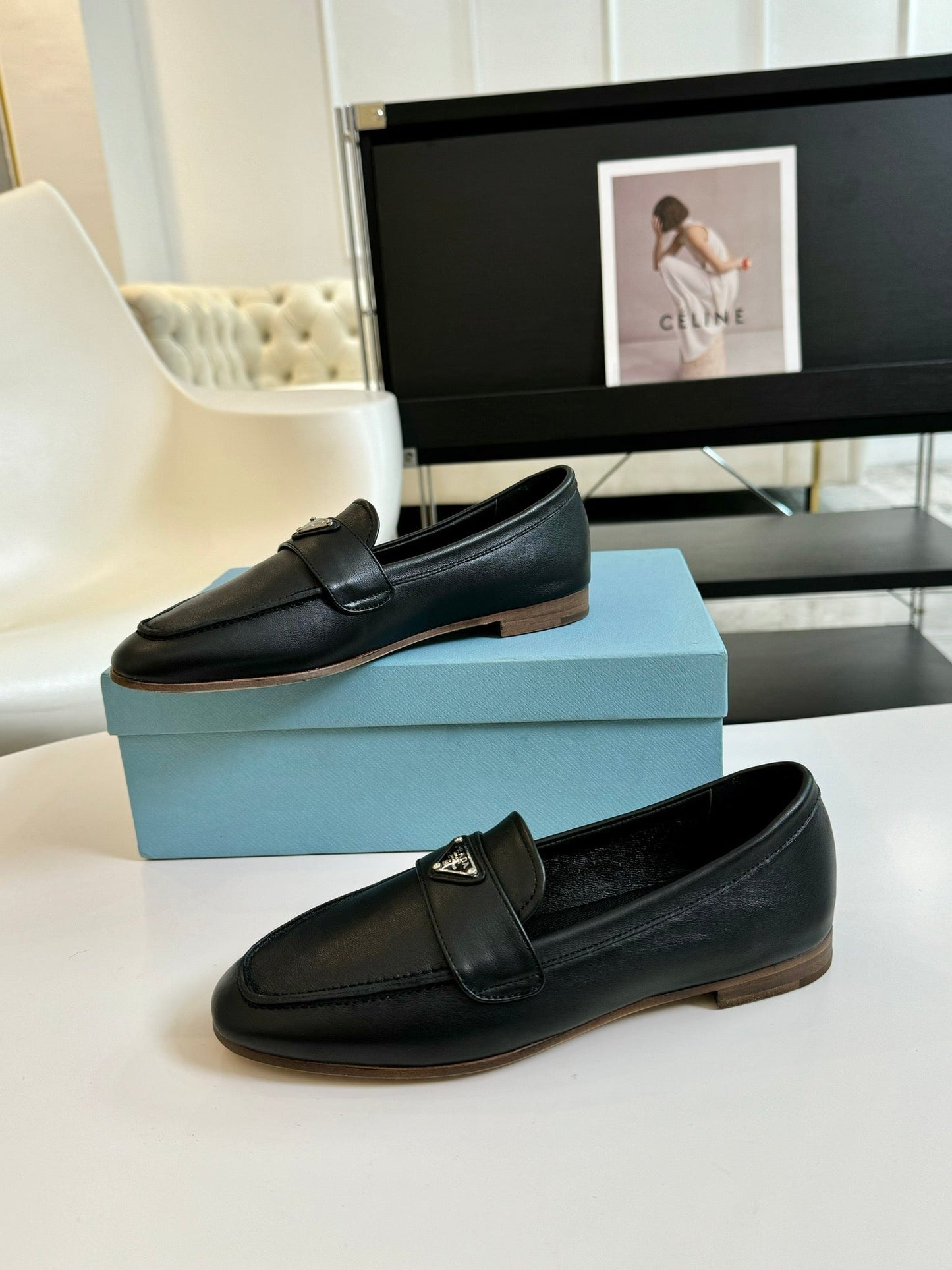 PRA LOAFERS BLACK CALFSKIN