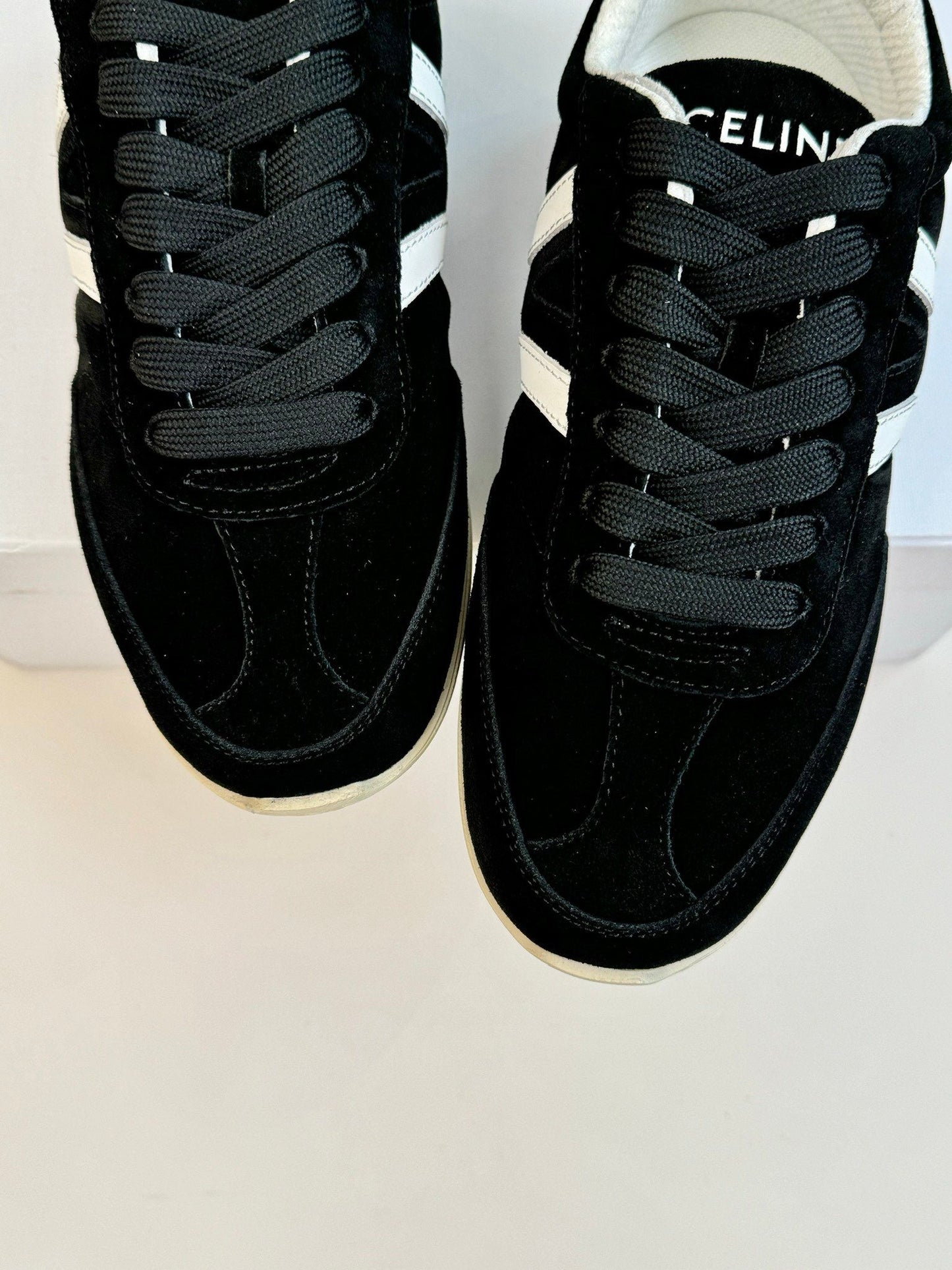 TRAINER LOW LACE - UP BLACK SUEDE