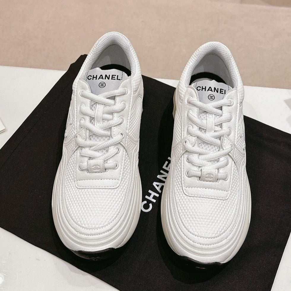 Women's White Sneaker Breathable mesh