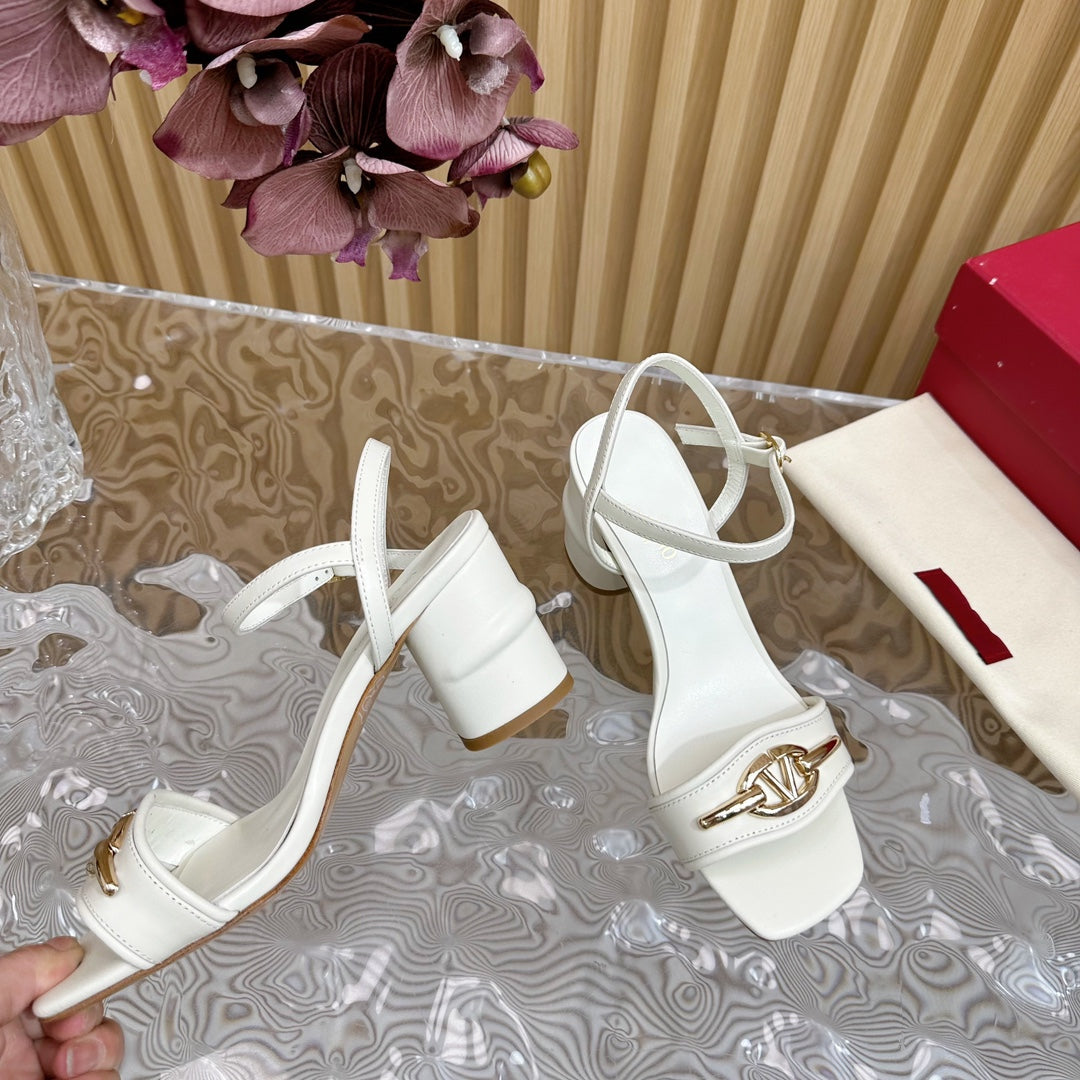 Slingback Sandal 70 The Bold Edition Vlogo Square Toe White