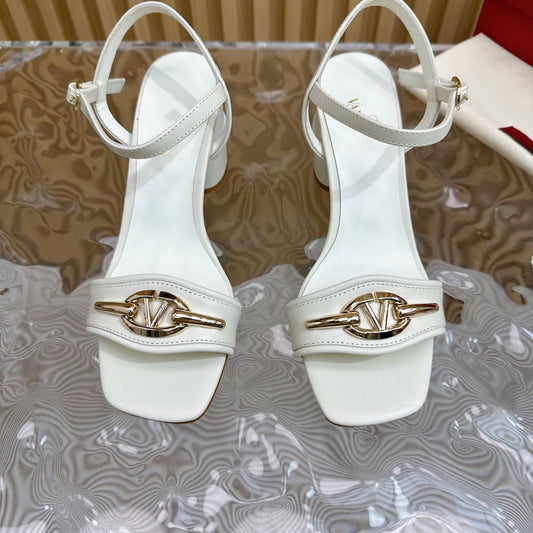 Slingback Sandal 70 The Bold Edition Vlogo Square Toe White