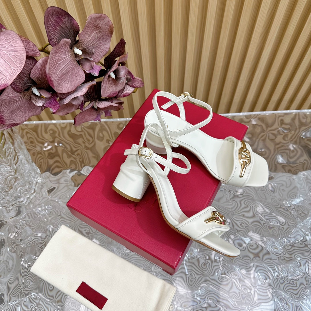 Slingback Sandal 70 The Bold Edition Vlogo Square Toe White