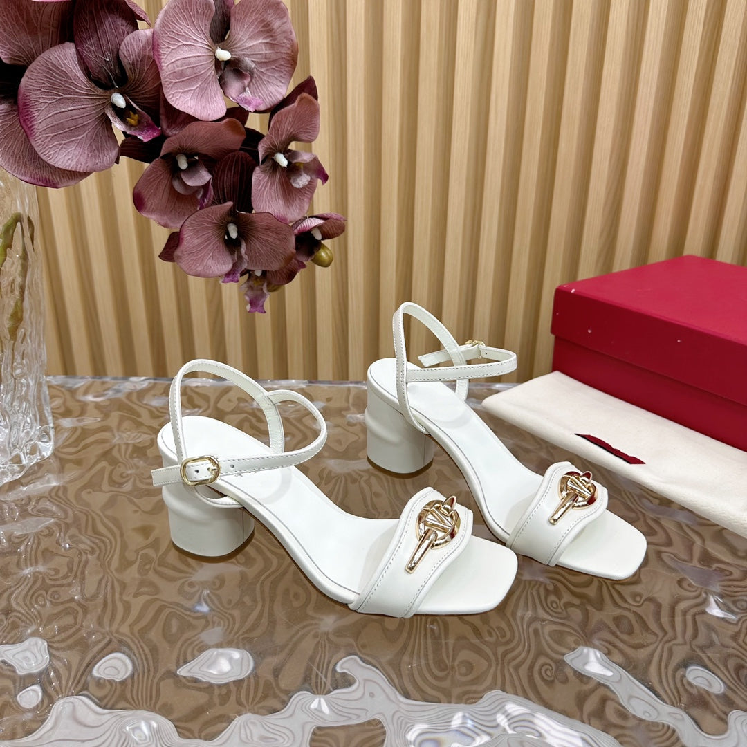 Slingback Sandal 70 The Bold Edition Vlogo Square Toe White