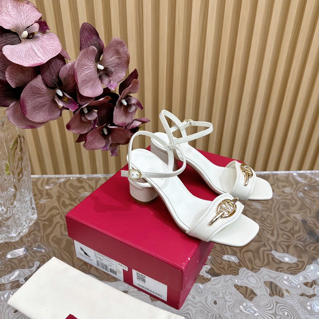 Slingback Sandal 70 The Bold Edition Vlogo Square Toe White