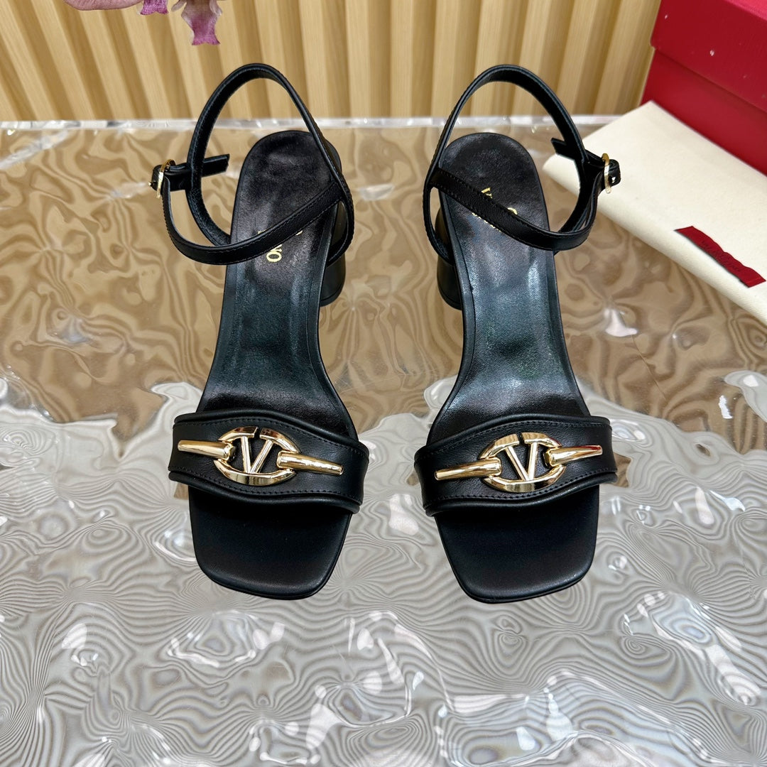 Slingback Sandal 70 The Bold Edition Vlogo Square Toe Black