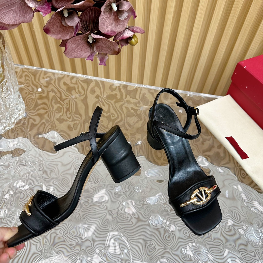 Slingback Sandal 70 The Bold Edition Vlogo Square Toe Black