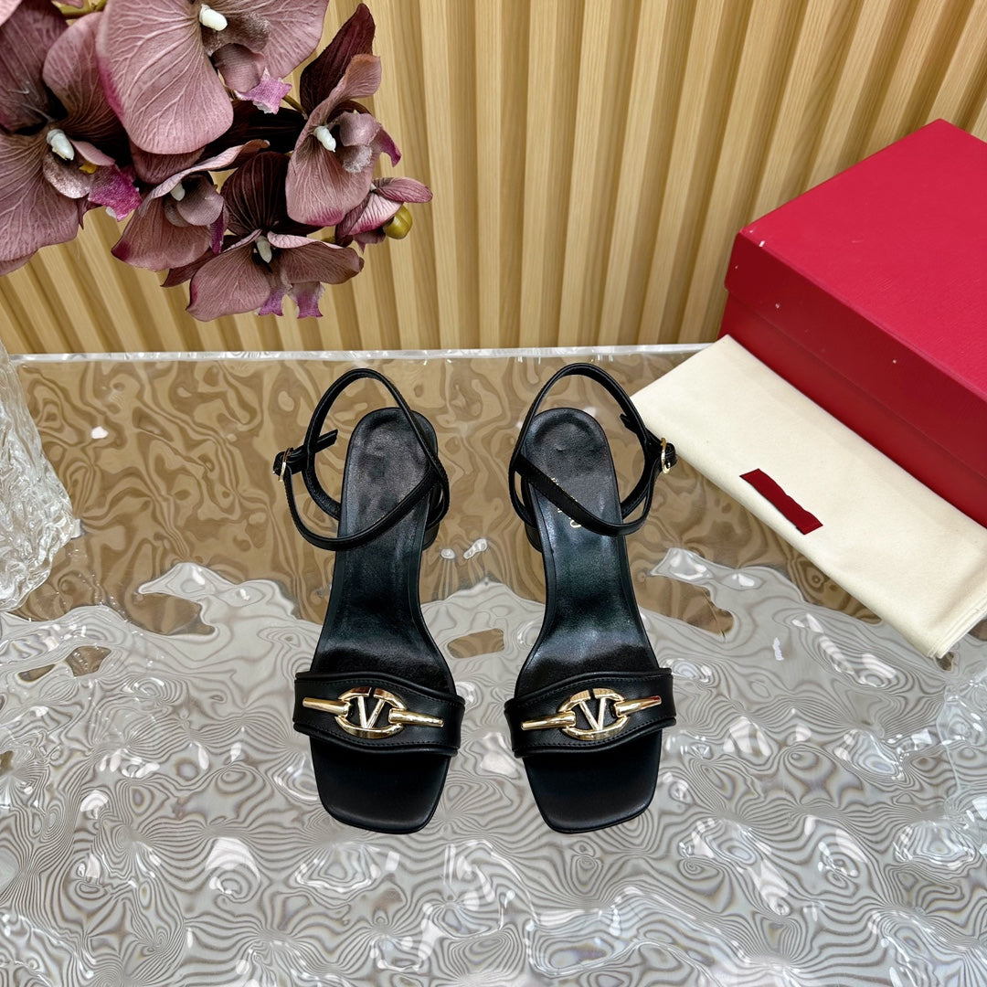 Slingback Sandal 70 The Bold Edition Vlogo Square Toe Black