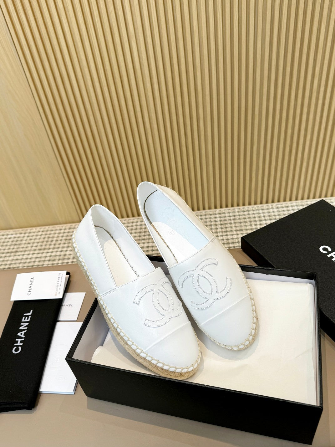 cc espadrilles all white caflskin