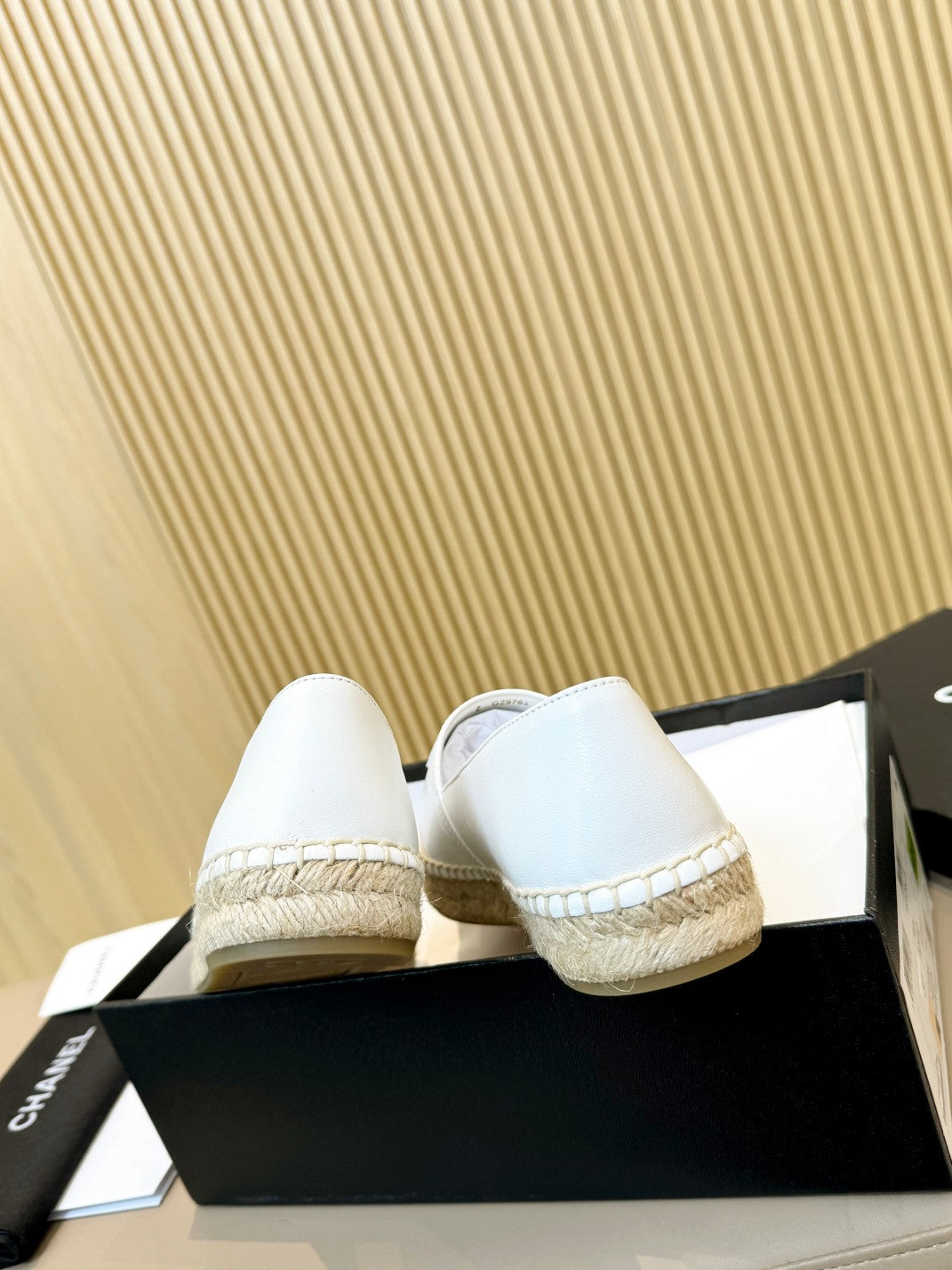 cc espadrilles all white caflskin