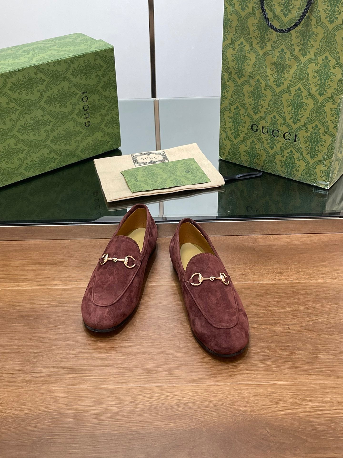 HORSEBIT LOAFER IN UMBER BROWN SUEDE