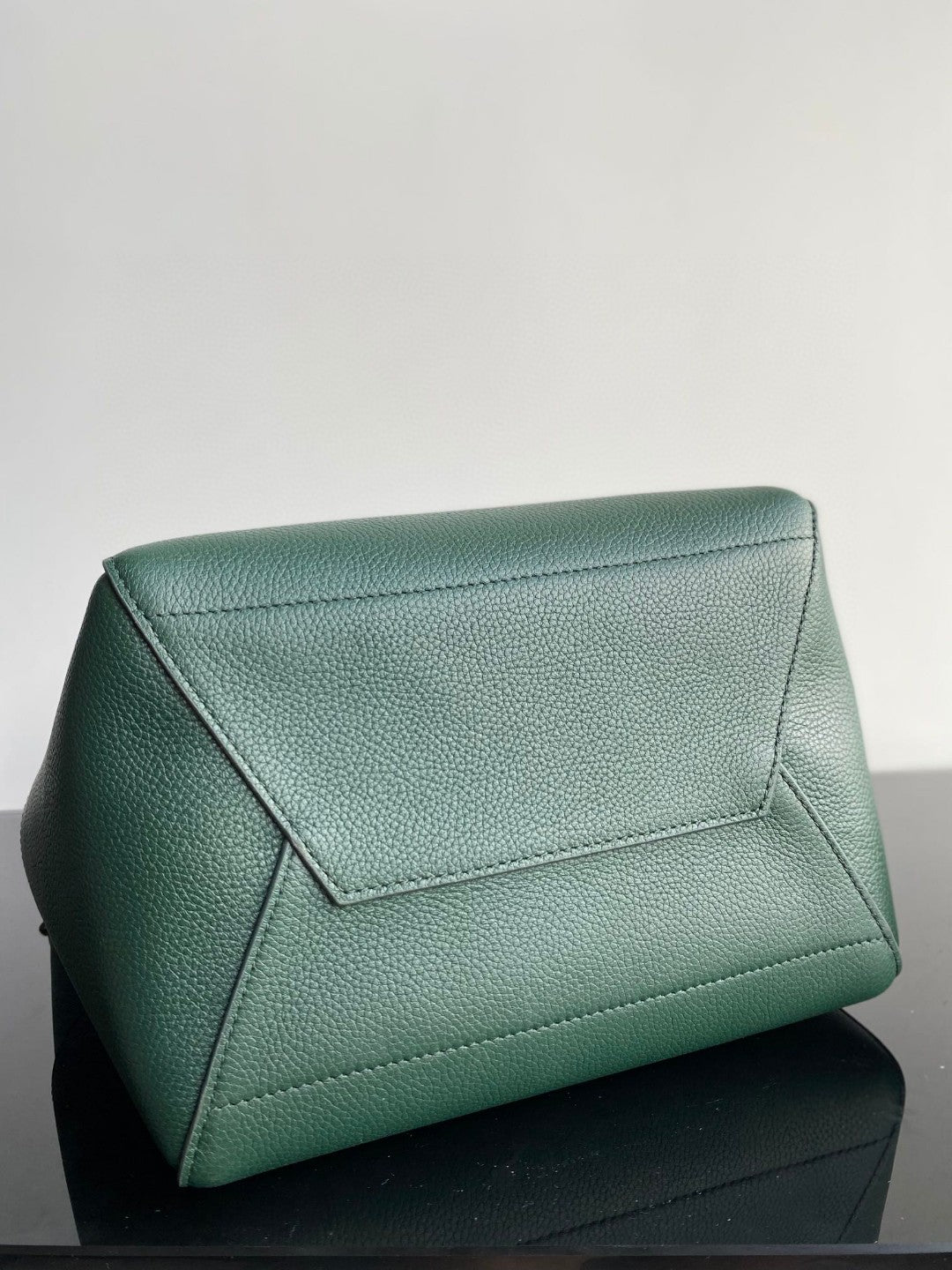 SANGLE SEAU BUCKET 33 BAG GREEN FOREST CALFSKIN