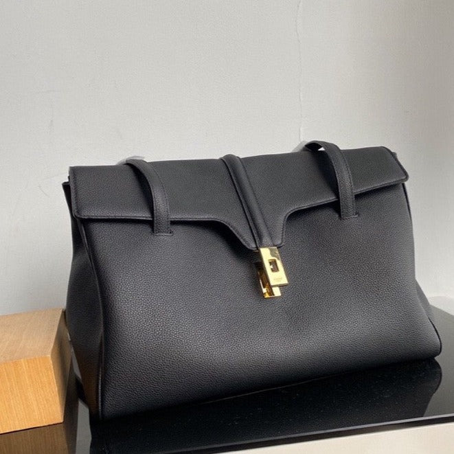 SOFT BAG 38 CALFSKIN BLACK