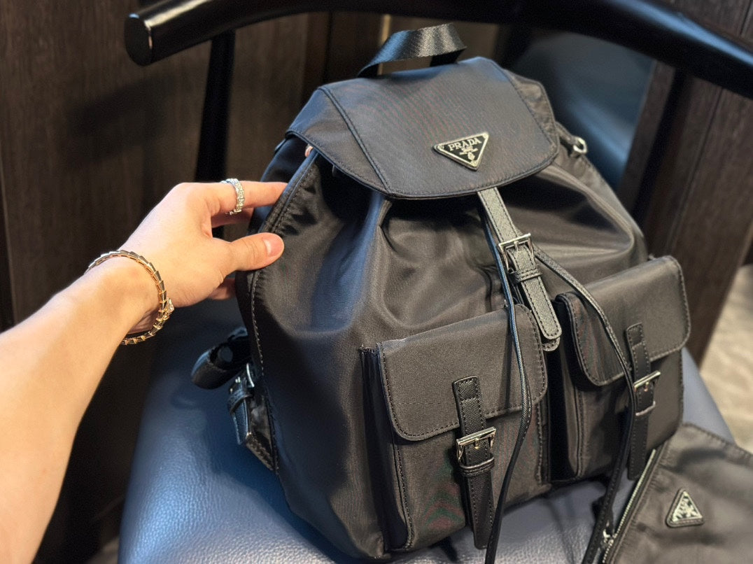 PRA DUMA 32 BACKPACK IN BLACK RE-NYLON