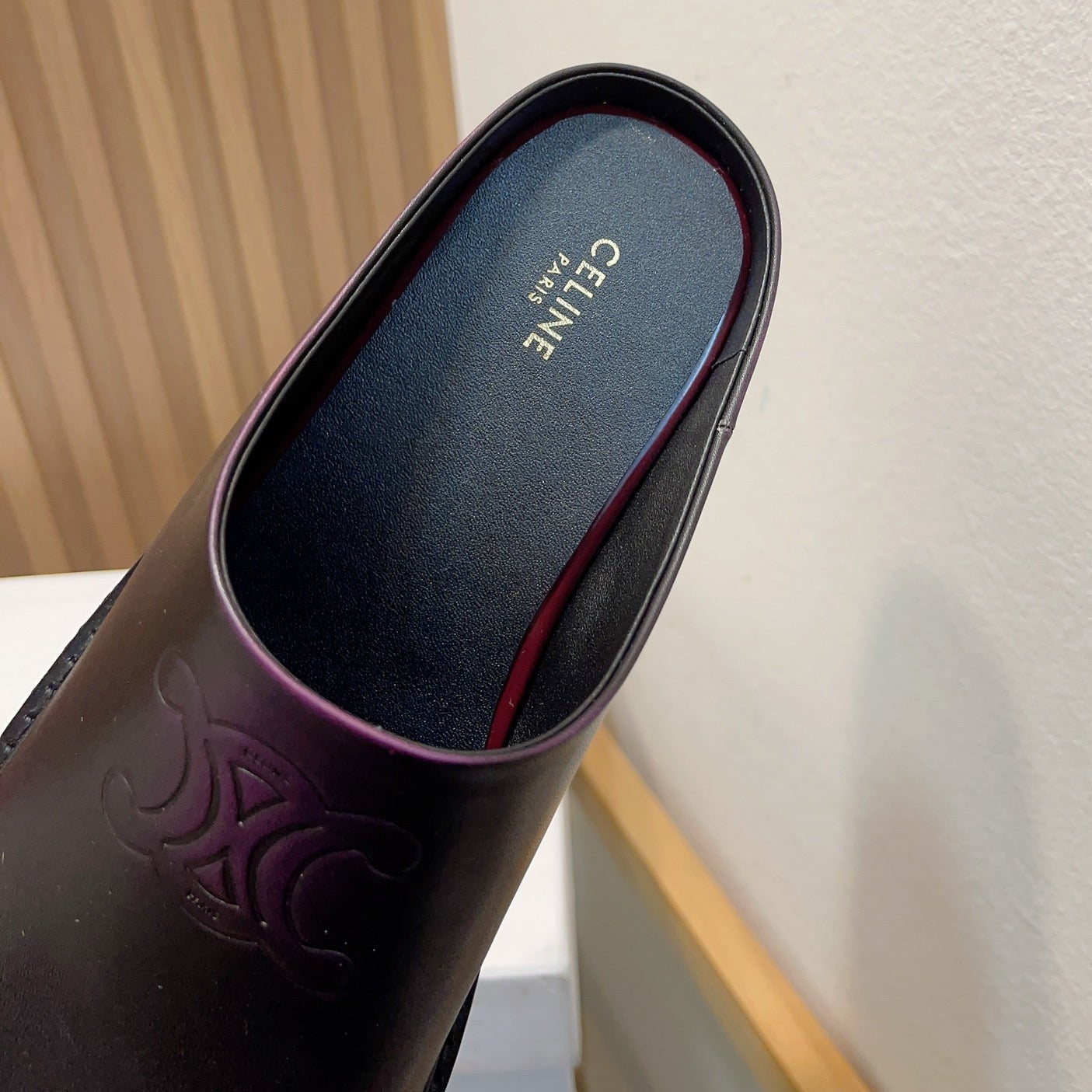 SUPER POPULAR SLIPPER WITH CLASSIC LOGO DARK PURPLE