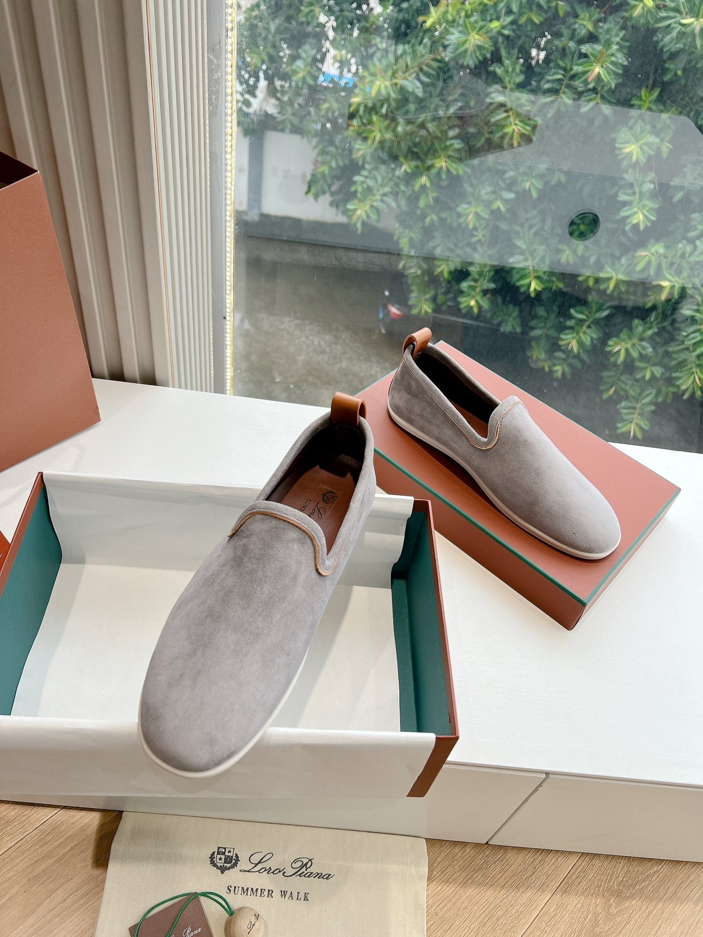 Venice Walk Loafer Grey Suede