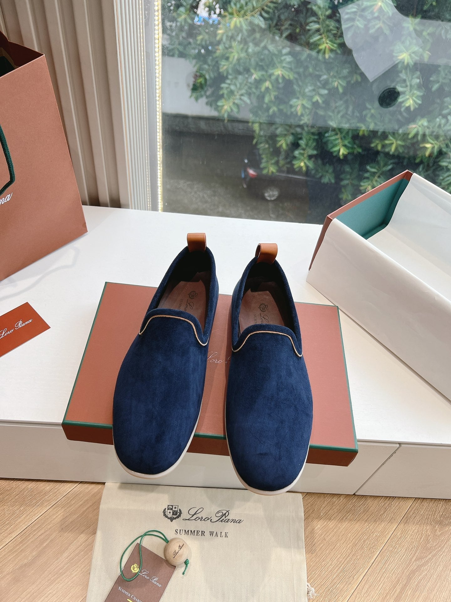 Venice Walk Loafer Dark Blue Suede