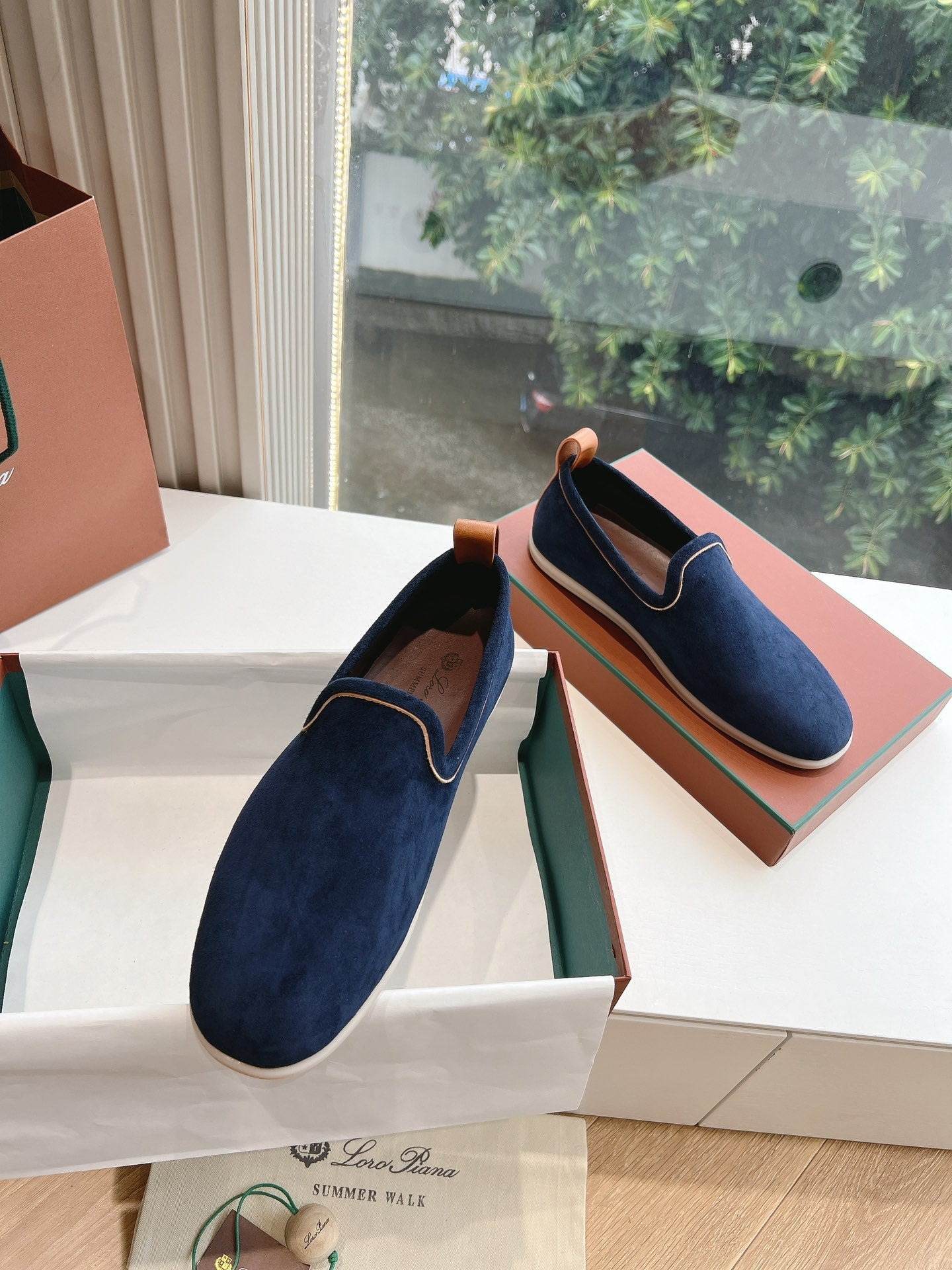 Venice Walk Loafer Dark Blue Suede