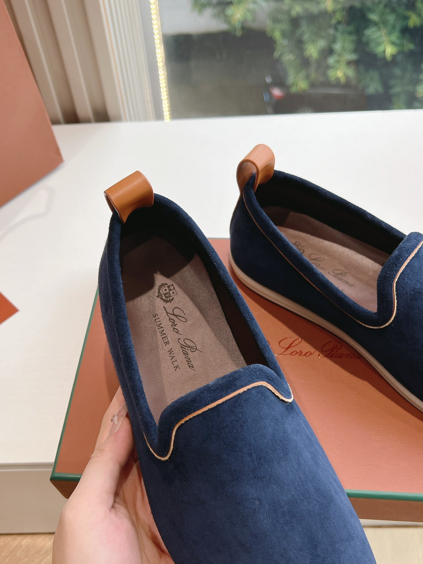 Venice Walk Loafer Dark Blue Suede