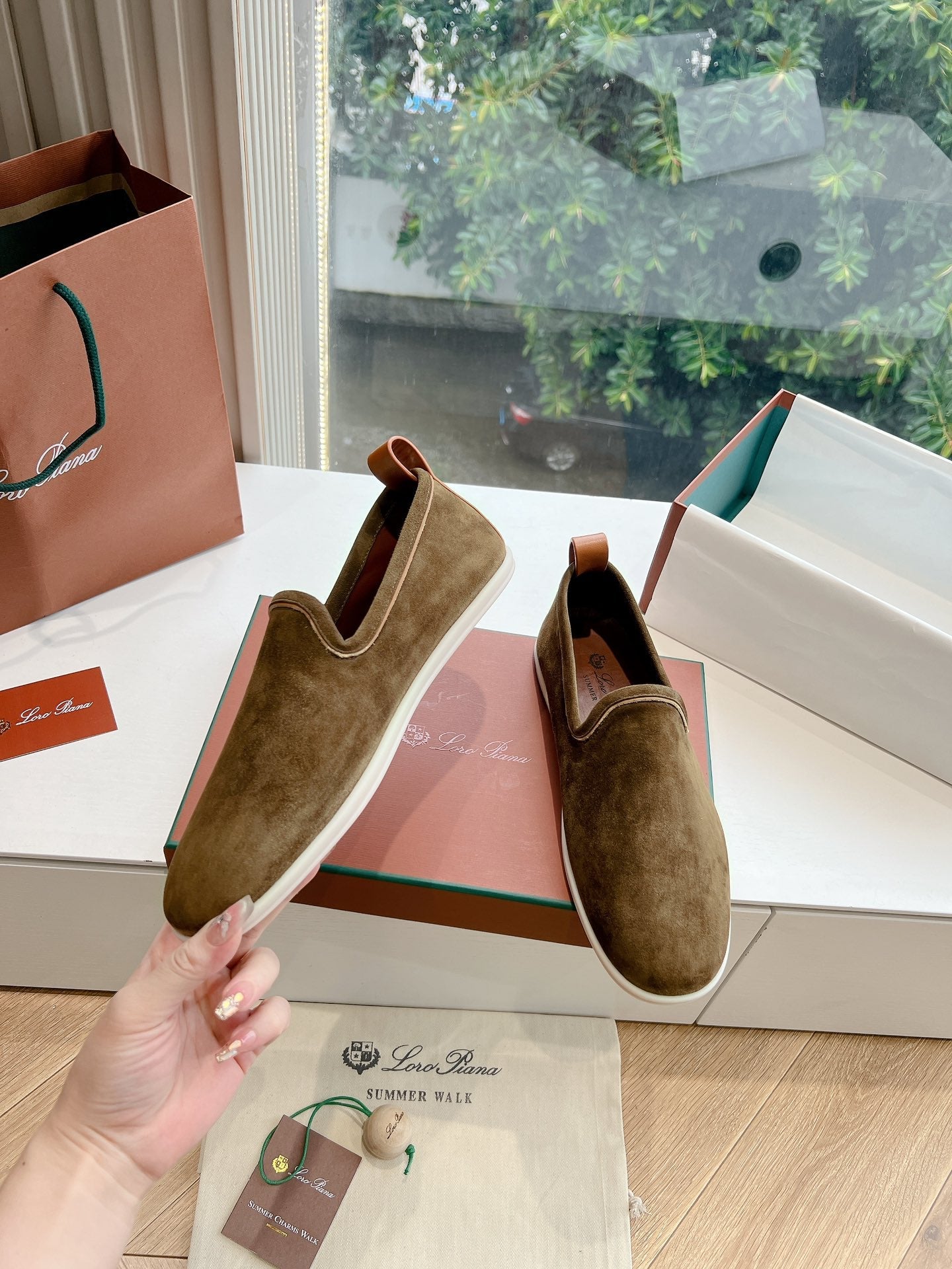 Venice Walk Loafer Loden Suede