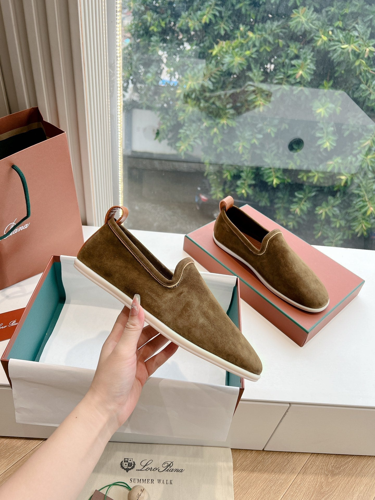 Venice Walk Loafer Loden Suede