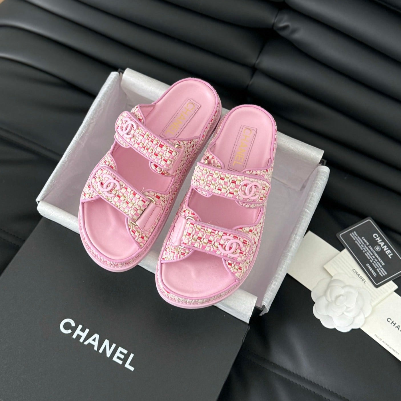 Mule Sandals Sheepskin Light Pink