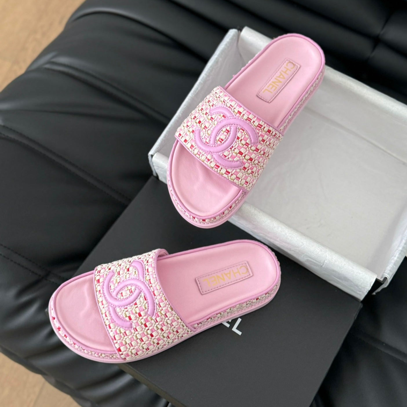 Slippers Sheepskin Light Pink