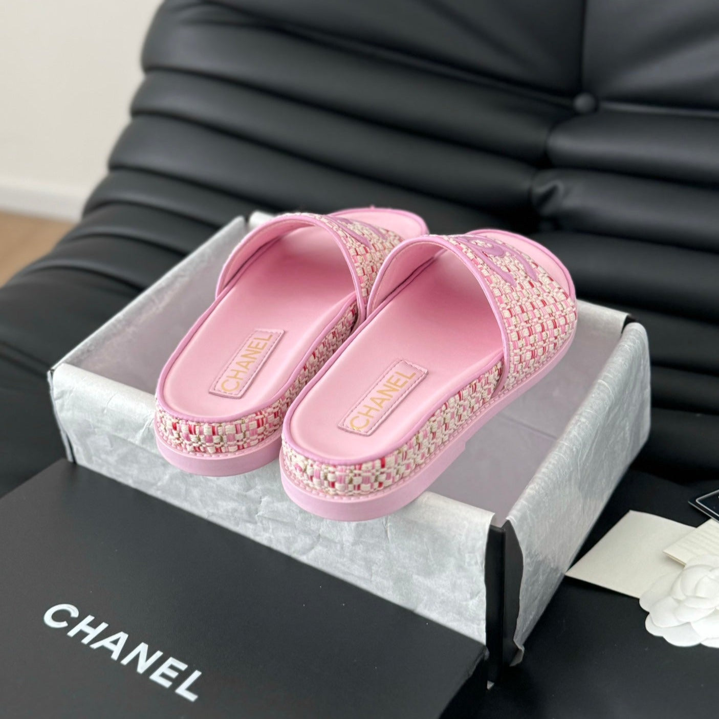 Slippers Sheepskin Light Pink