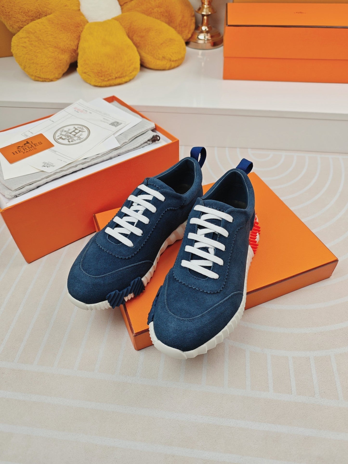 BOUNCING SNEAKERS DENIM CALFSKIN