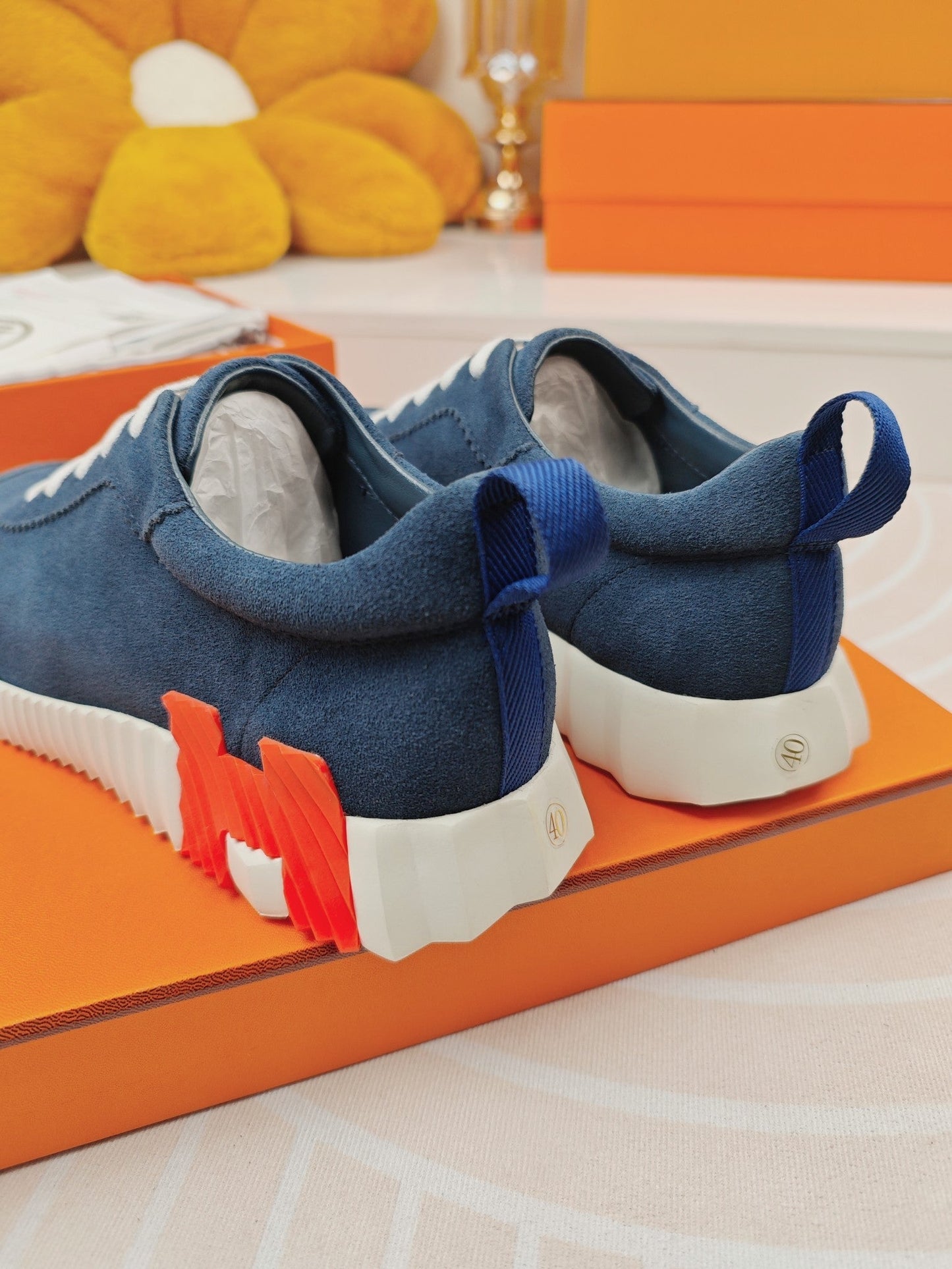 BOUNCING SNEAKERS DENIM CALFSKIN