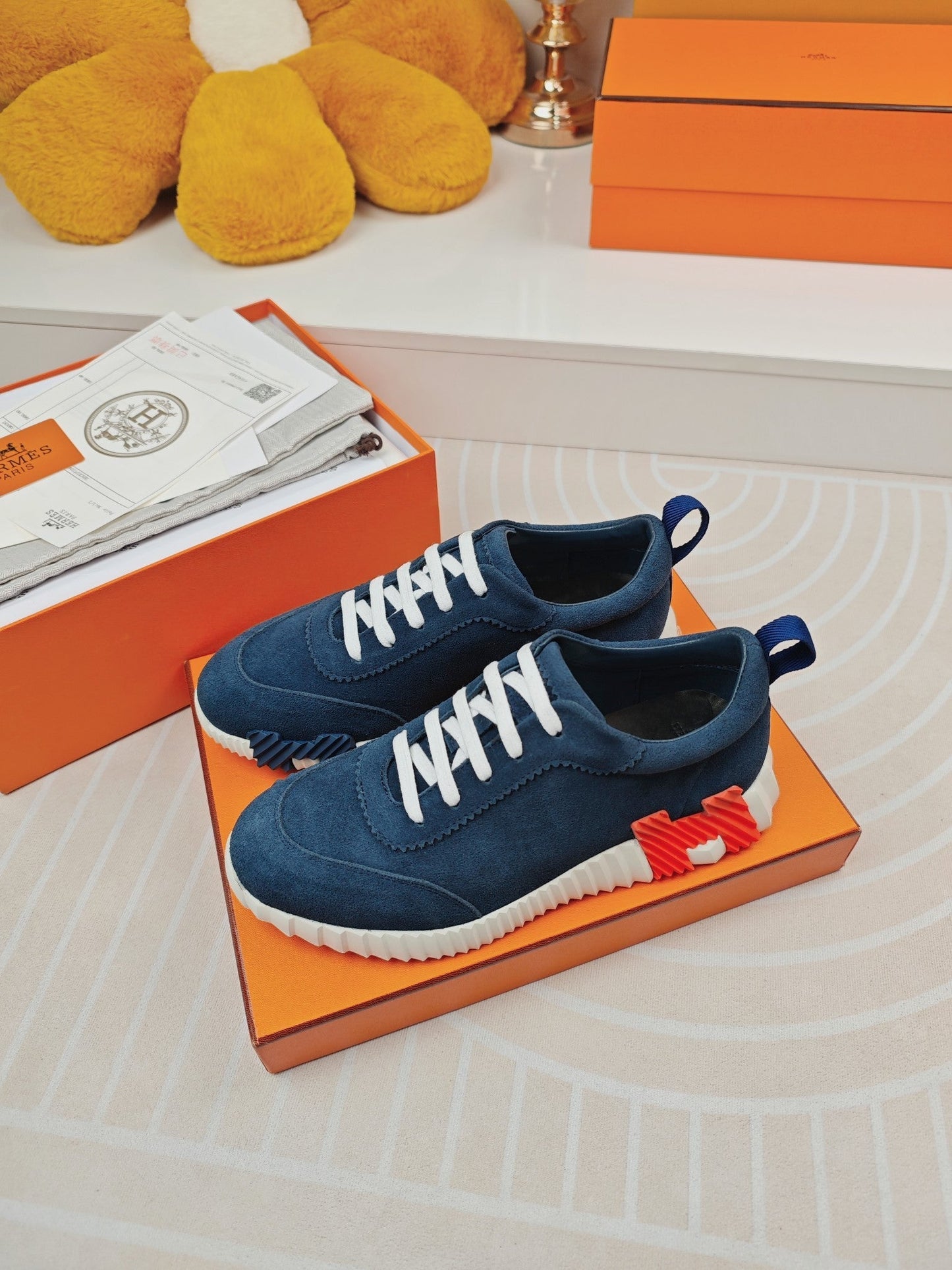 BOUNCING SNEAKERS DENIM CALFSKIN