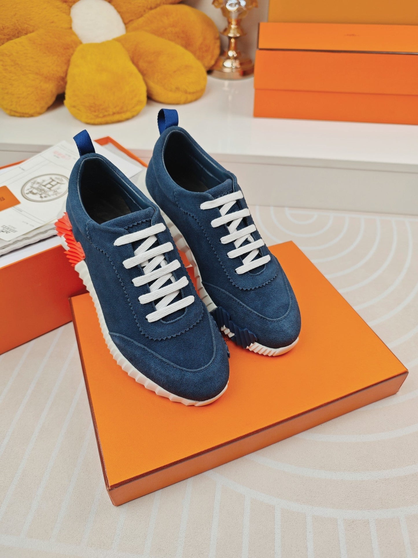 BOUNCING SNEAKERS DENIM CALFSKIN