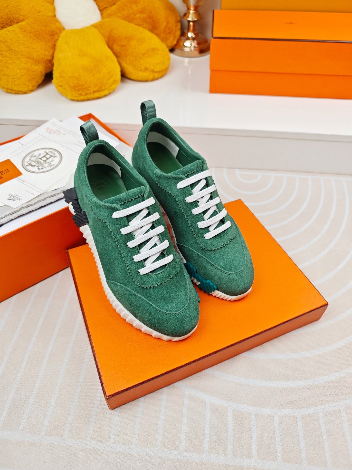 BOUNCING SNEAKERS OCEAN CALFSKIN