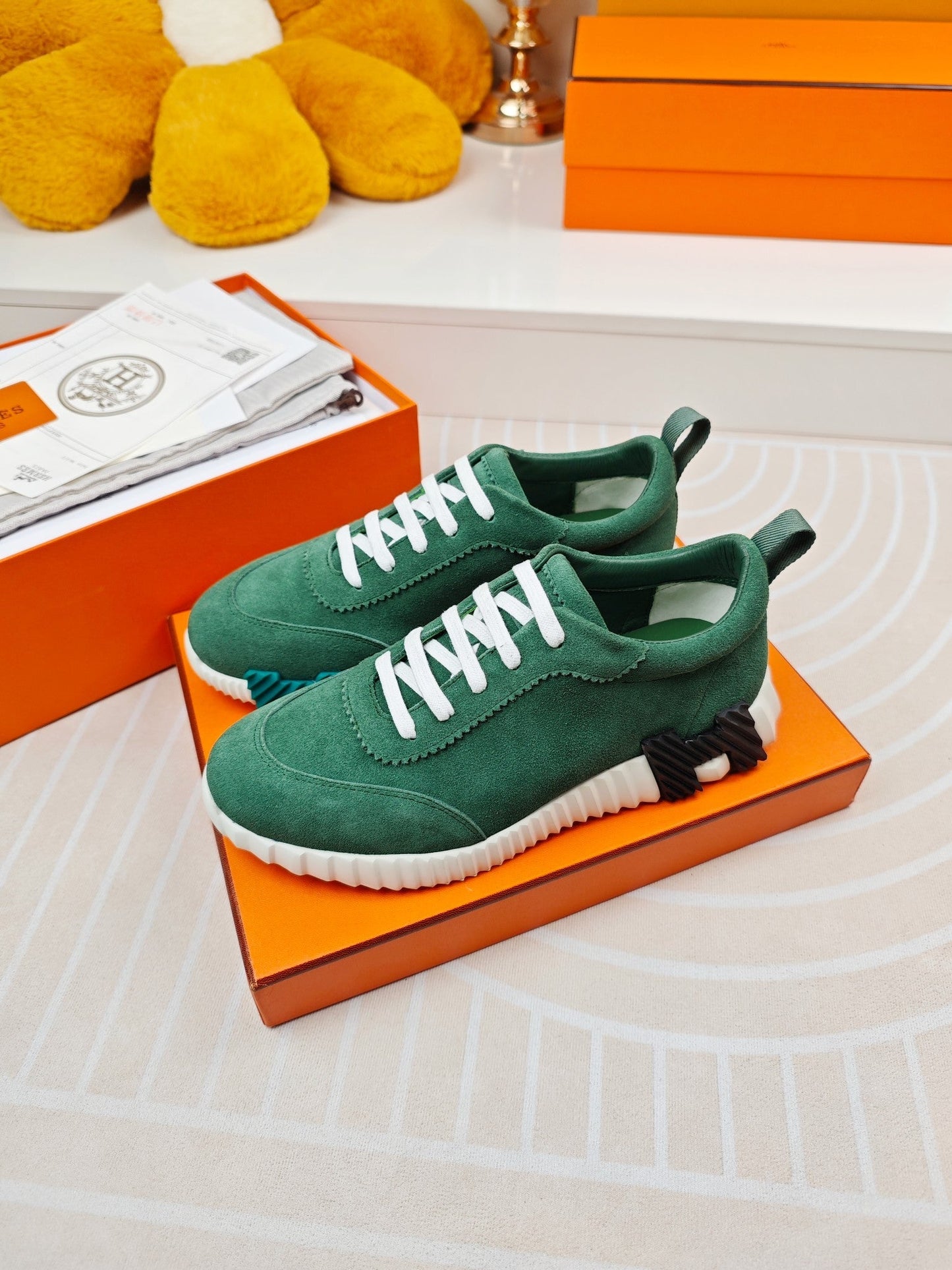 BOUNCING SNEAKERS OCEAN CALFSKIN