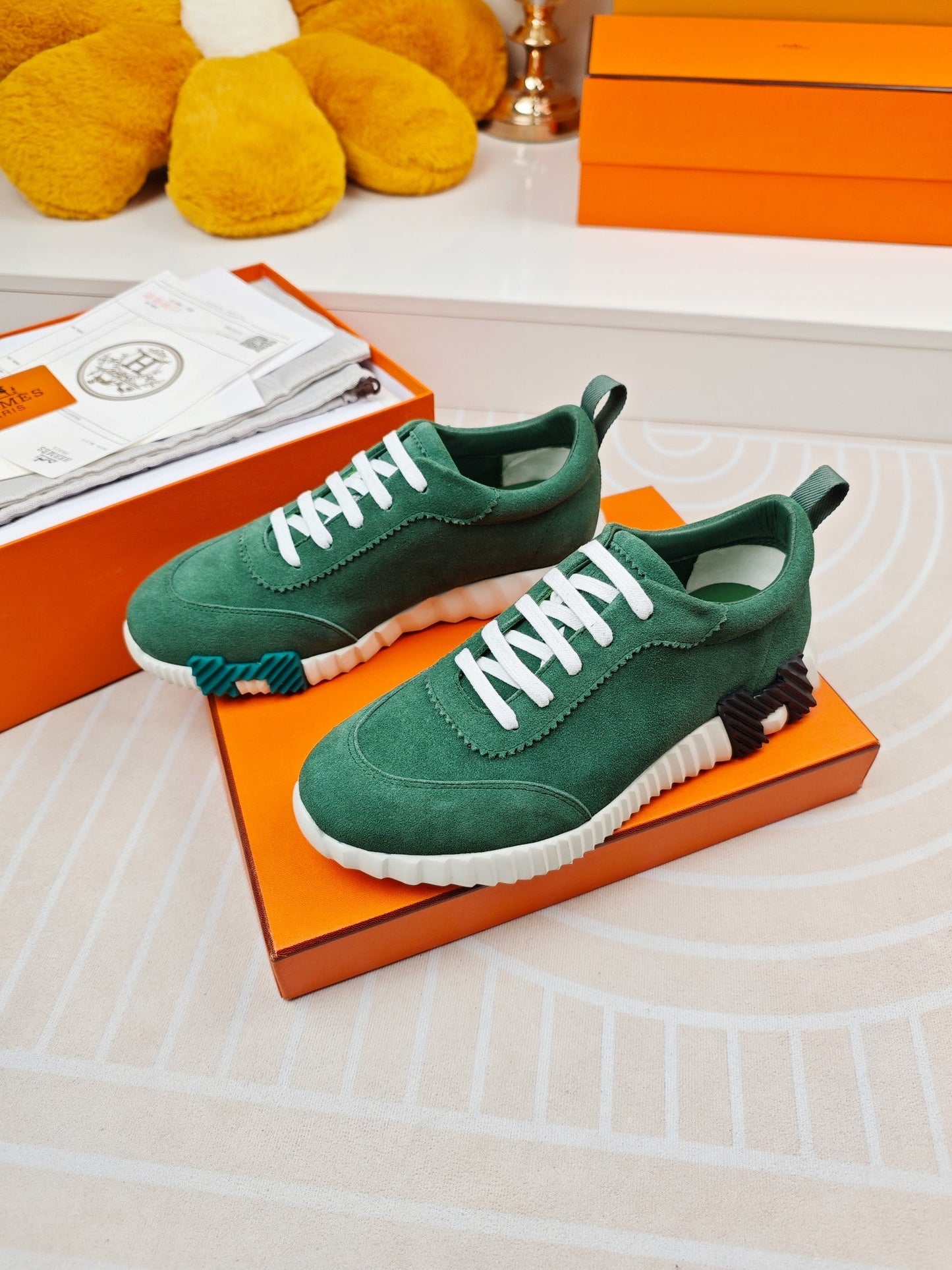 BOUNCING SNEAKERS OCEAN CALFSKIN