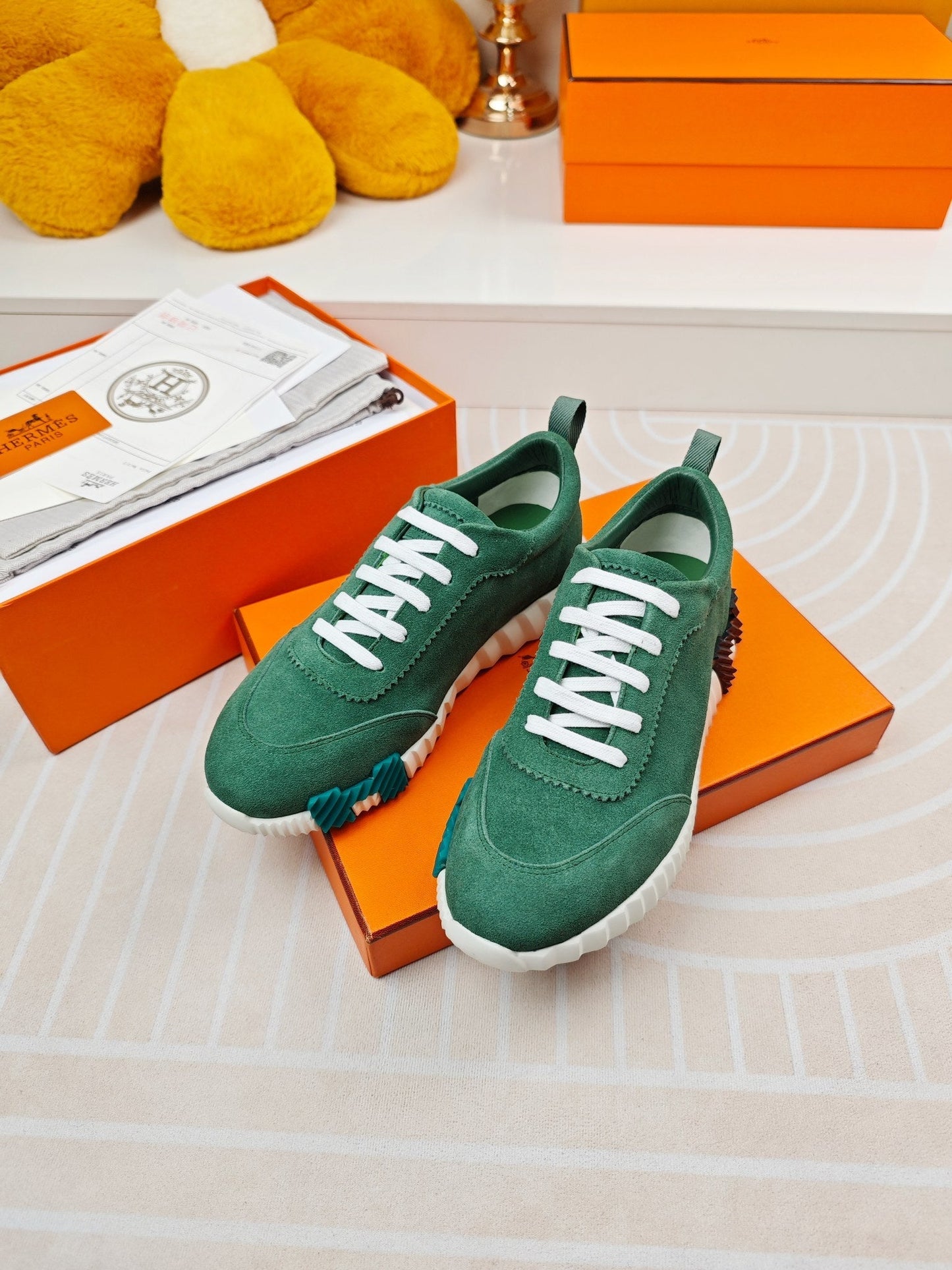 BOUNCING SNEAKERS OCEAN CALFSKIN