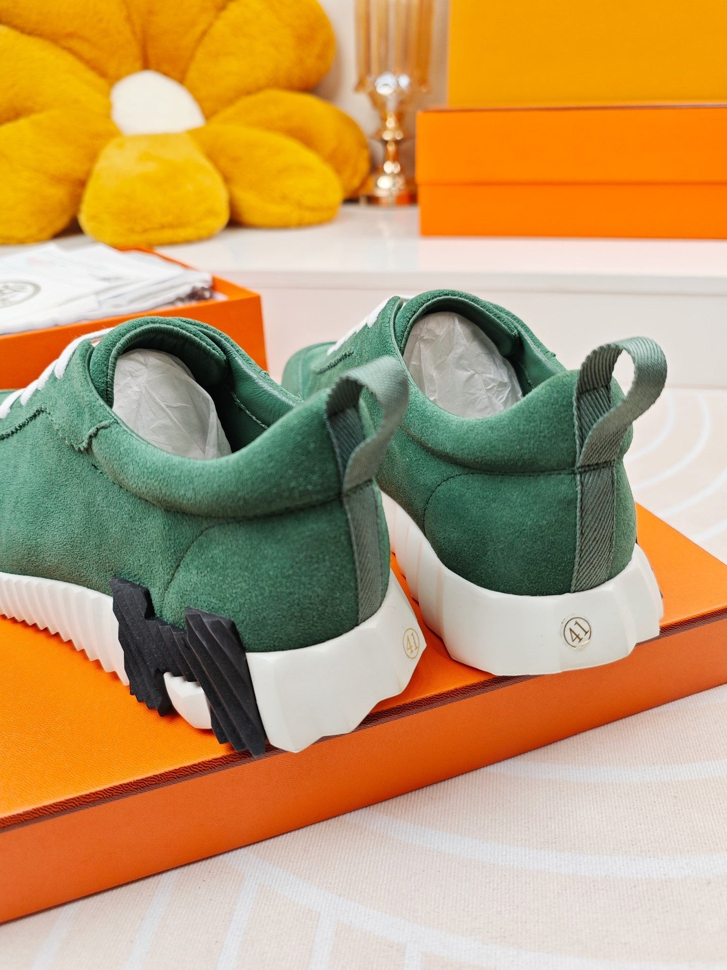 BOUNCING SNEAKERS OCEAN CALFSKIN