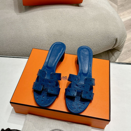 0ASIS SANDAL NAVY CALFSKIN SPECIAL