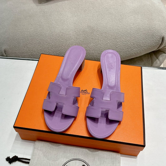 0ASIS SANDAL PURPLE CALFSKIN CLASSIC