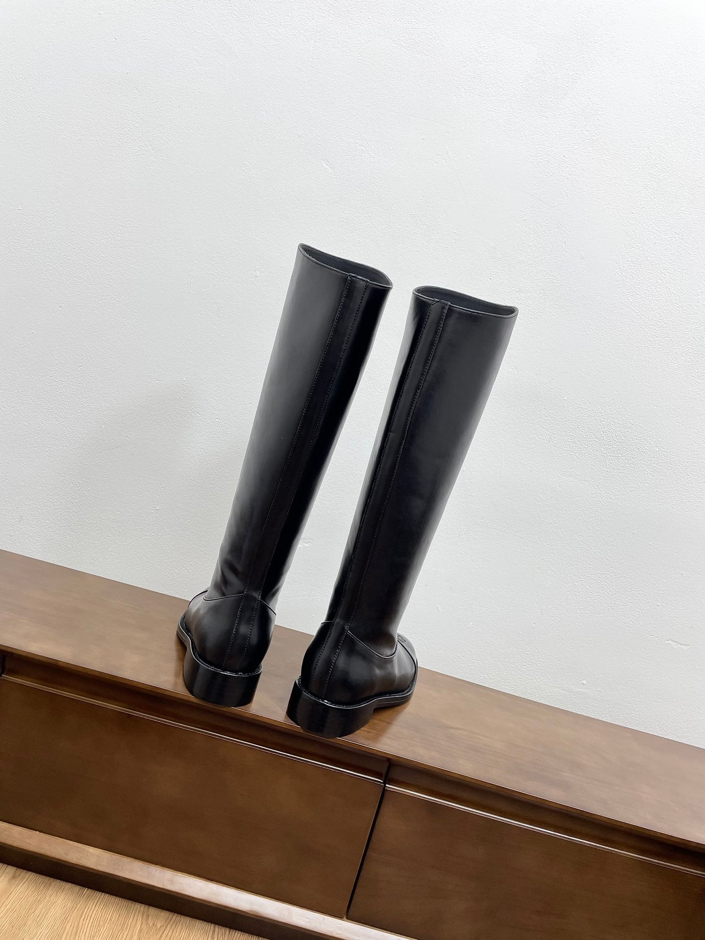 CC High Boots 30mm Black Lambskin