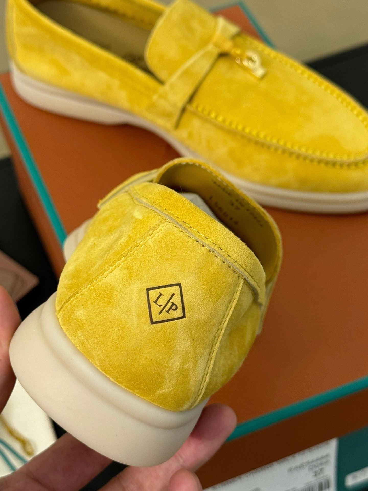 summer charm walk loafer yellow suede