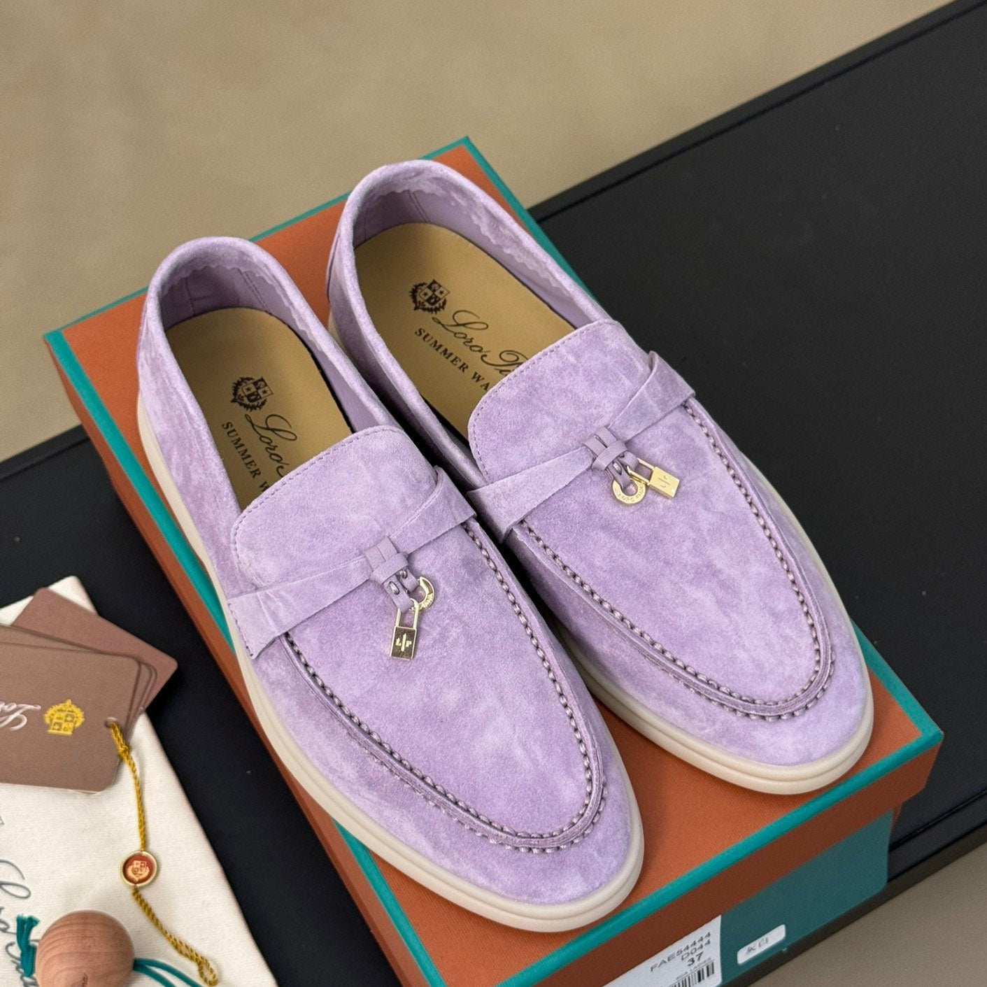 summer charm walk loafer violet suede