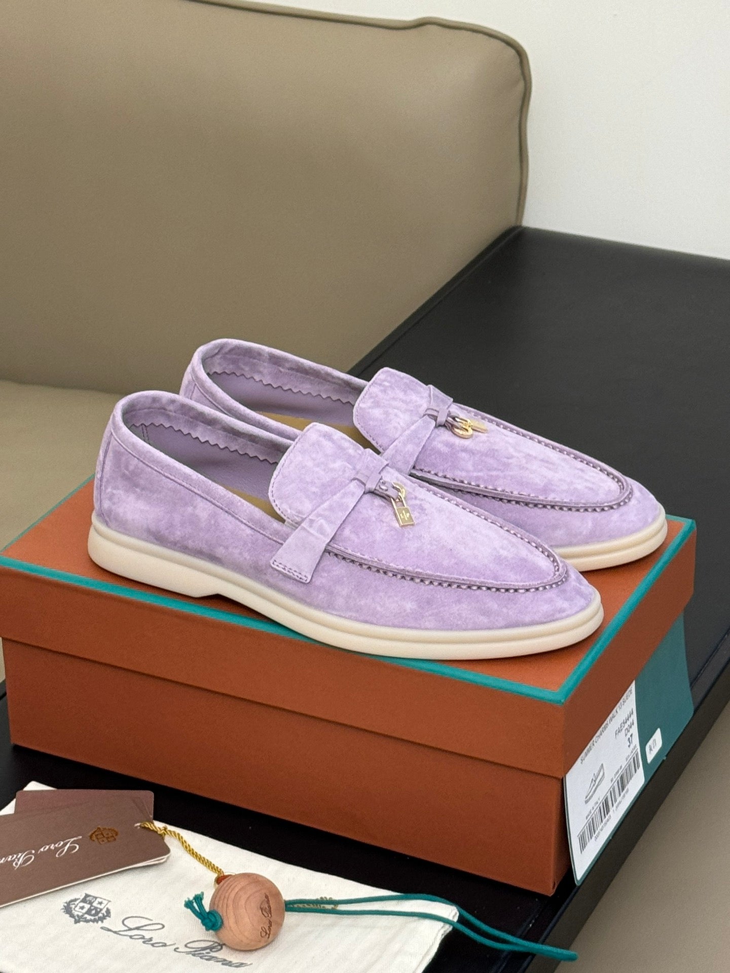 summer charm walk loafer violet suede