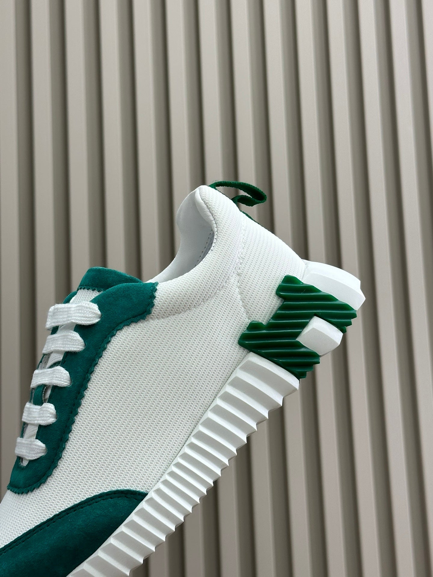 BOUNCING SNEAKERS TEAL MIX WHITE CALFSKIN