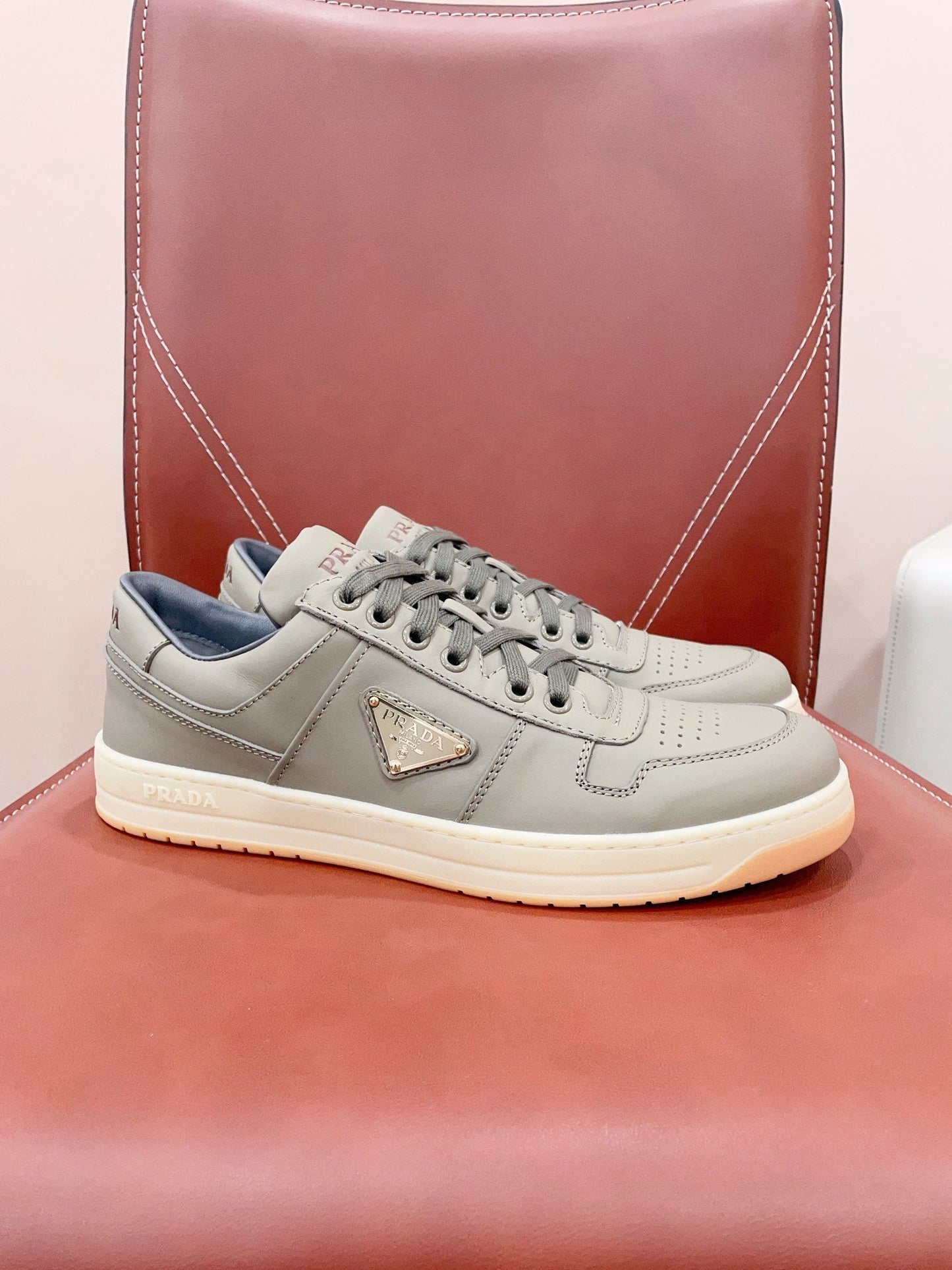 PRA DOWNTOWN PATENT SNEAKERS LAUREL CALFSKIN