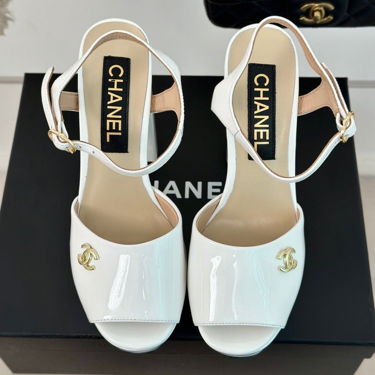 cc slingback sandal 115 white calfskin