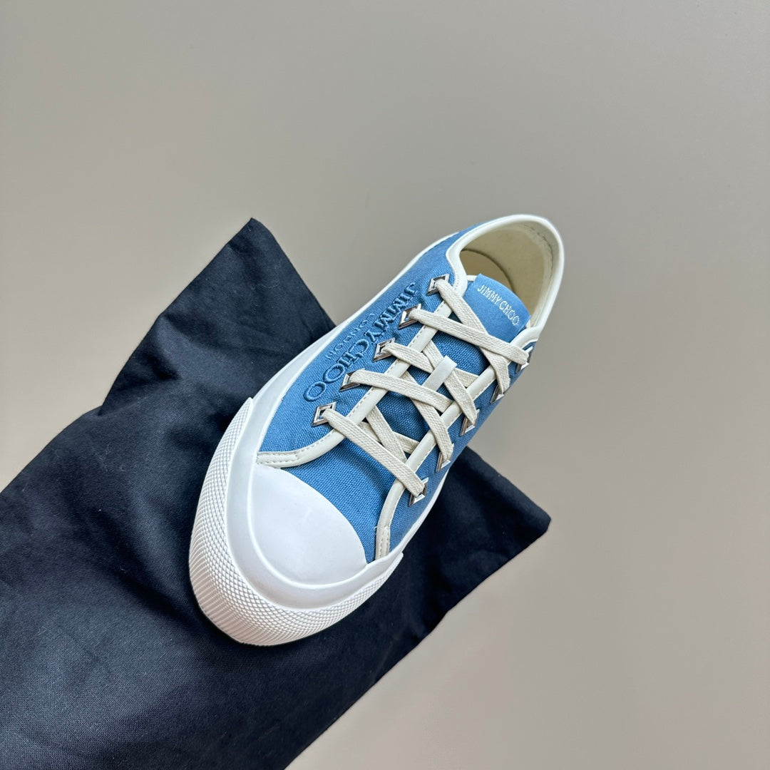 Jimmy Palma Maxi/F Trainers In Blue Canvas 583148