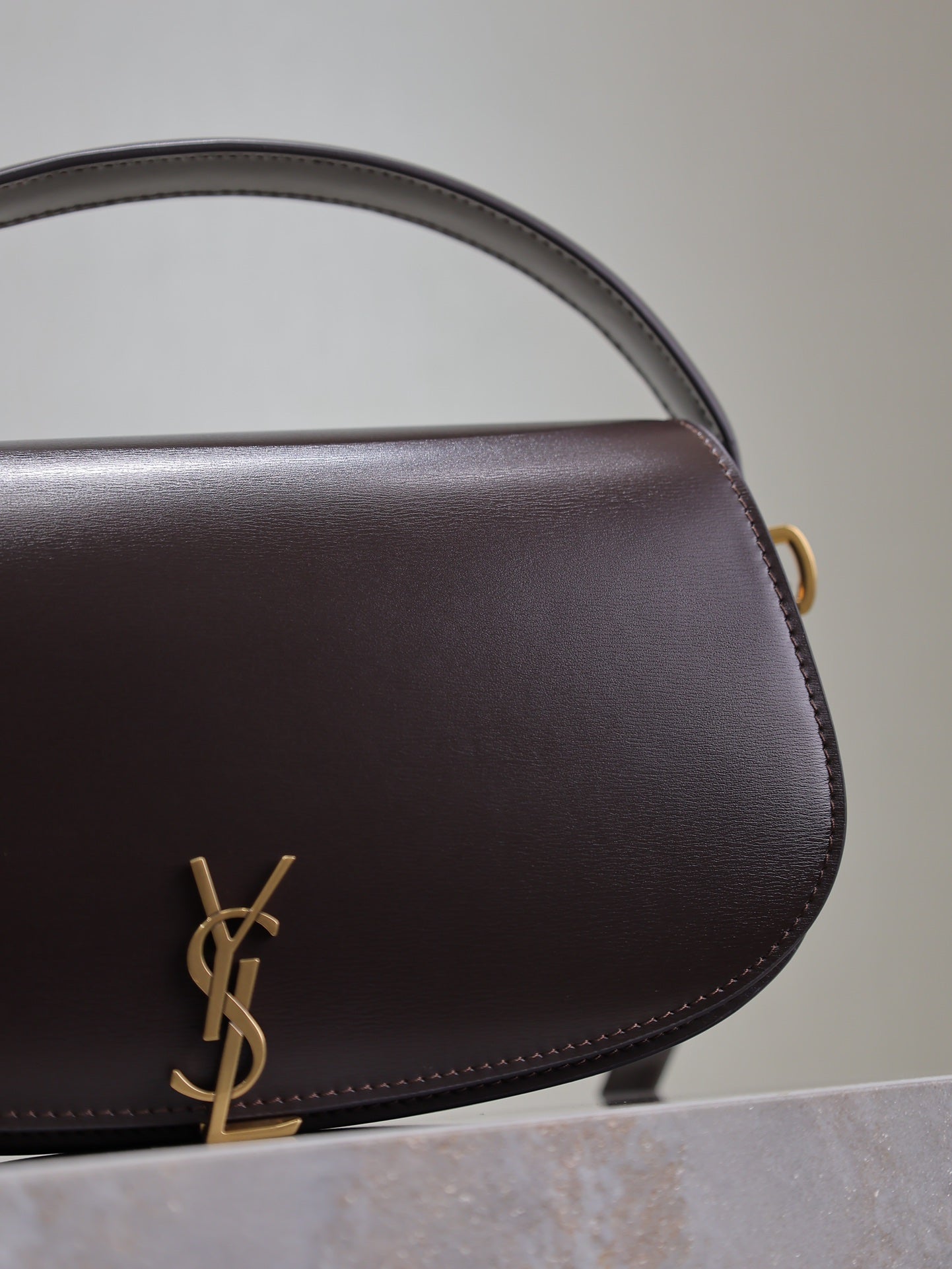 VOLTAIRE 24 IN BRUNETTE BROWN CALFSKIN